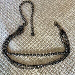 Metallic Chain Belt - “Rocker/Biker” Vibe